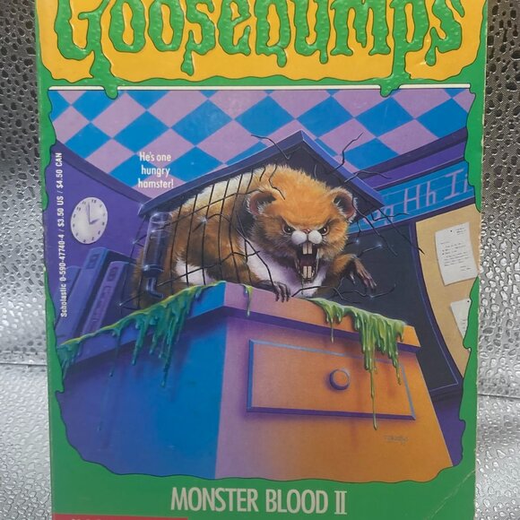 Vintage Book-Goosebumps Monster Blood 2-1994 RL Stine - Picture 1 of 4